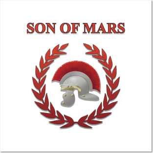 Son of Mars Ancient Roman War God Posters and Art